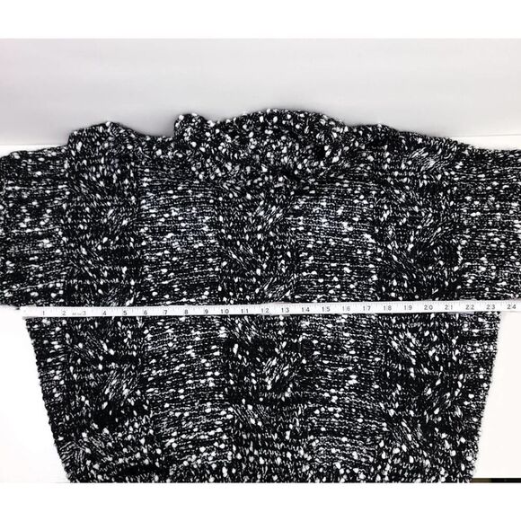 Patrizia Luca Milano Wool Turtleneck Sweater L/XL Black Knit - Picture 7 of 9